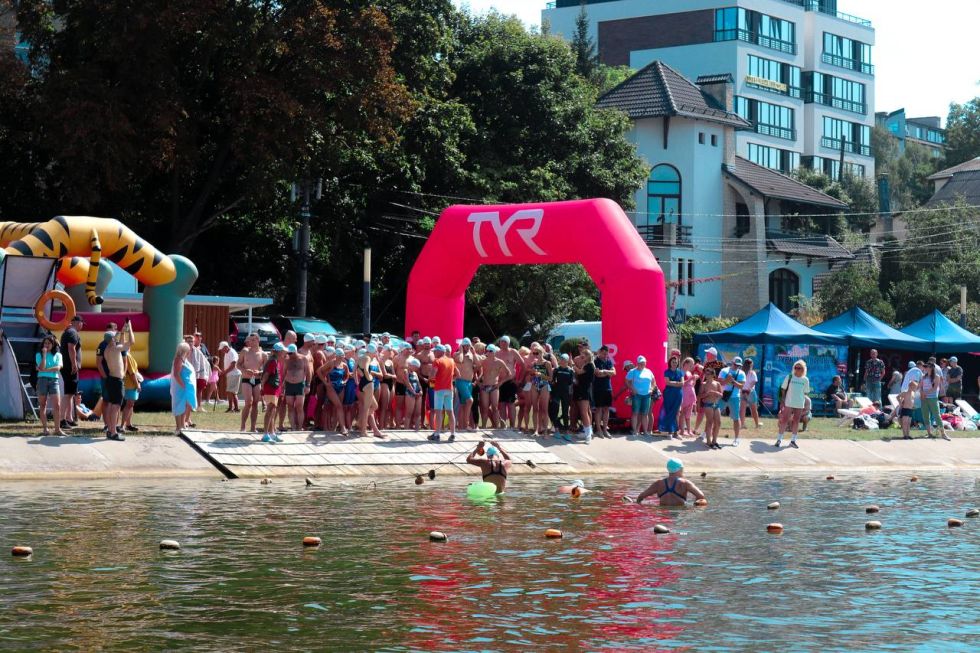 Цими вихідними на Тернопільському ставі відбувся турнір з плавання на відкритій воді!